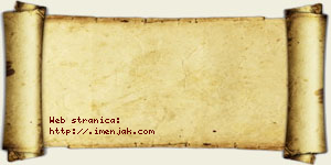 Tamara Mladenović vizit kartica